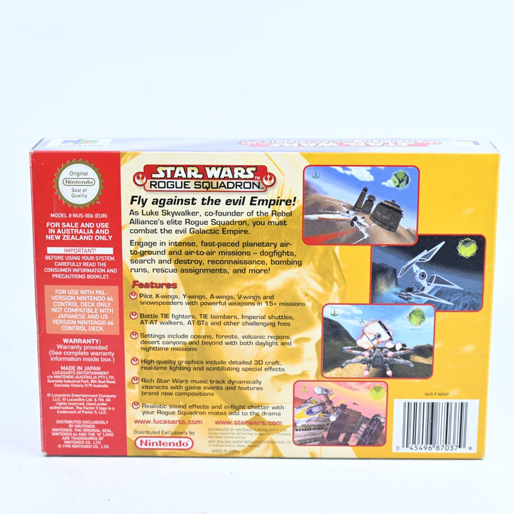 Star Wars: Rogue Squadron - N64 / Nintendo 64 Boxed Game - PAL - FREE POST!