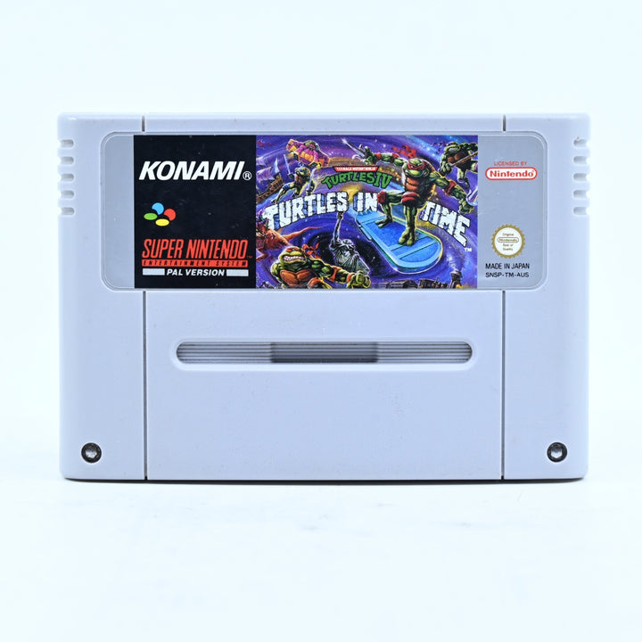 Teenage Mutant Ninja Turtles IV: Turtles In Time - SNES Game - PAL - FREE POST!