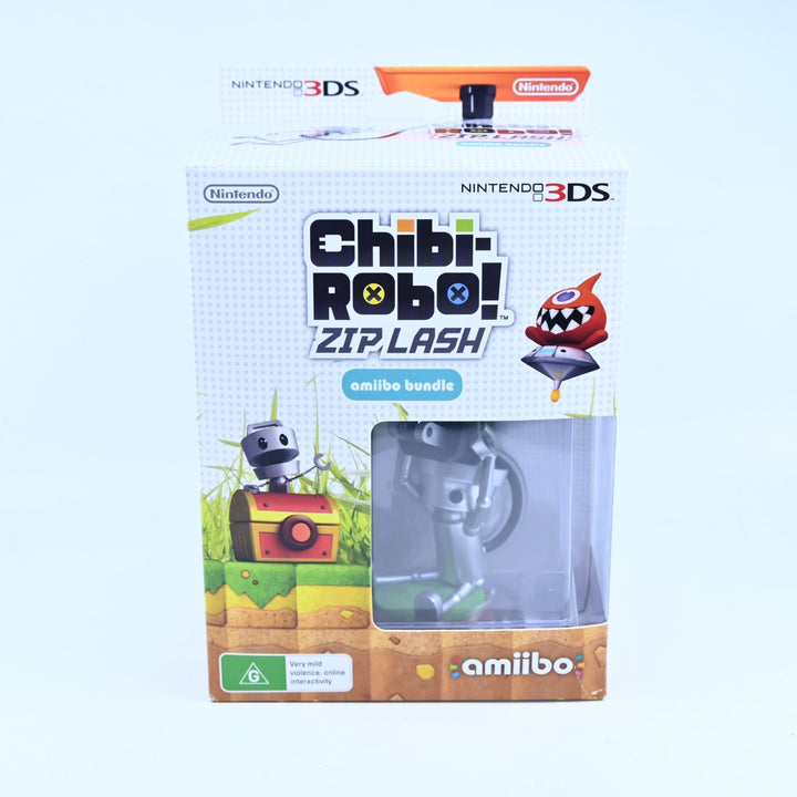Chibi-Robo! Zip Lash Amiibo Bundle - Nintendo 3DS Game - PAL + Manual