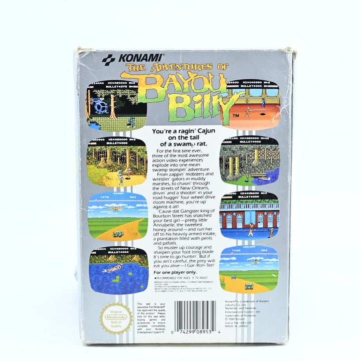 The Adventures of Bayou Billy - Nintendo Entertainment System / NES Boxed Game