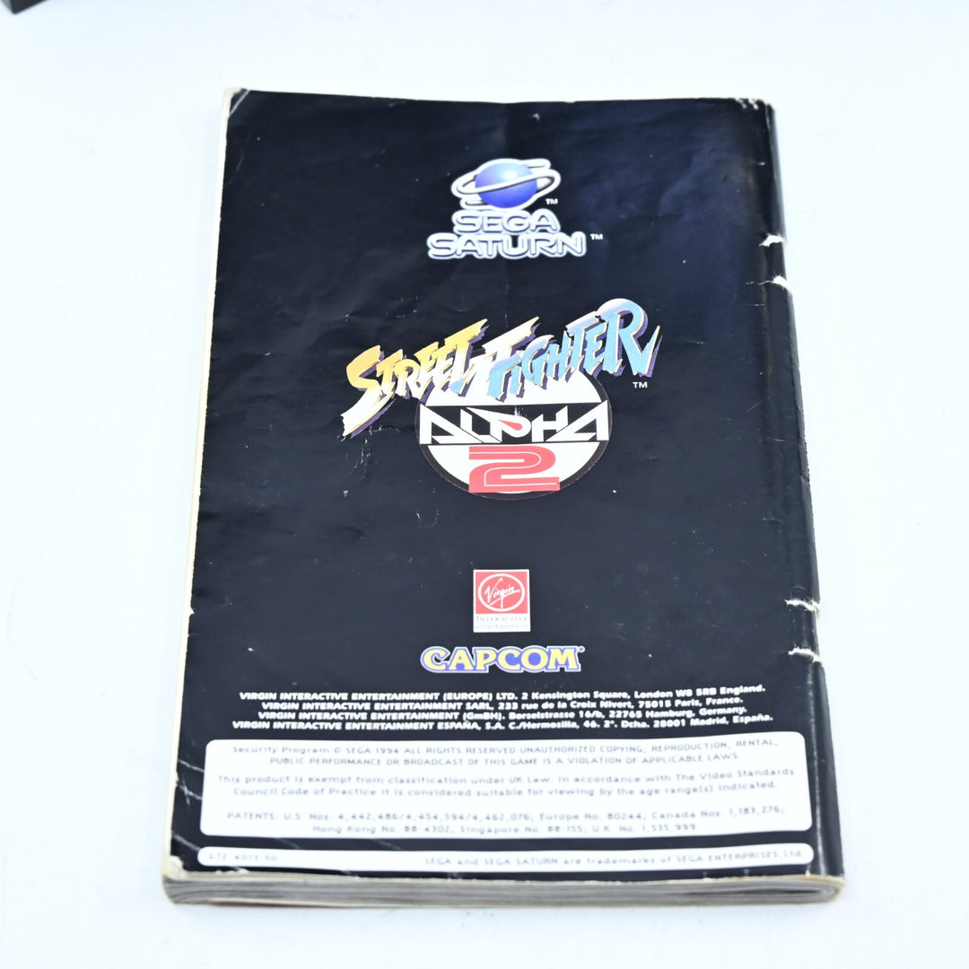Street Fighter Alpha 2 - Sega Saturn Game - PAL - MINT DISC!
