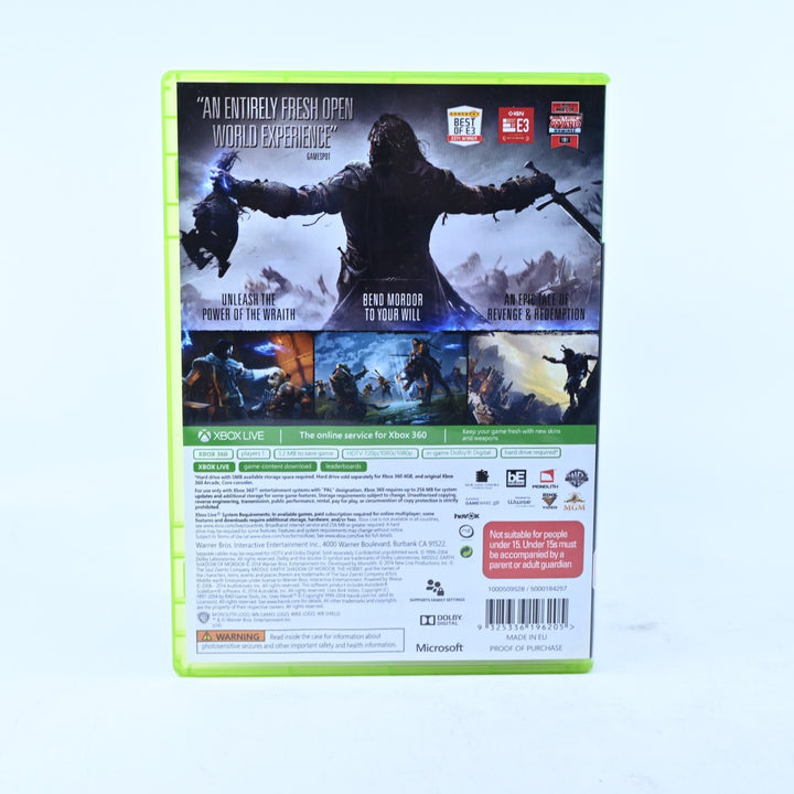 Middle-Earth: Shadow of Mordor - Xbox 360 Game + Manual - PAL - MINT DISC!