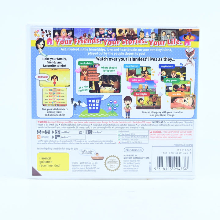 Tomodachi Life - Nintendo 3DS Game - PAL - FREE POST!