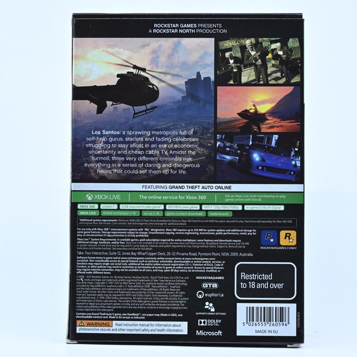 Grand Theft Auto V 5 - Special Edition - Xbox 360 Game + Manual - PAL