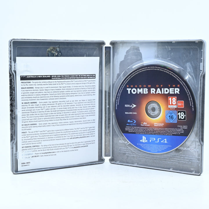 Shadow of the Tomb Raider Steelbook Edition - Sony Playstation 4 / PS4 Game