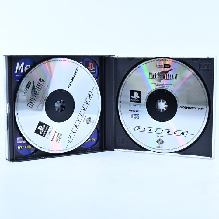 Final Fantasy VII - Sony Playstation 1 / PS1 Game + Manual - PAL - MINT DISC!
