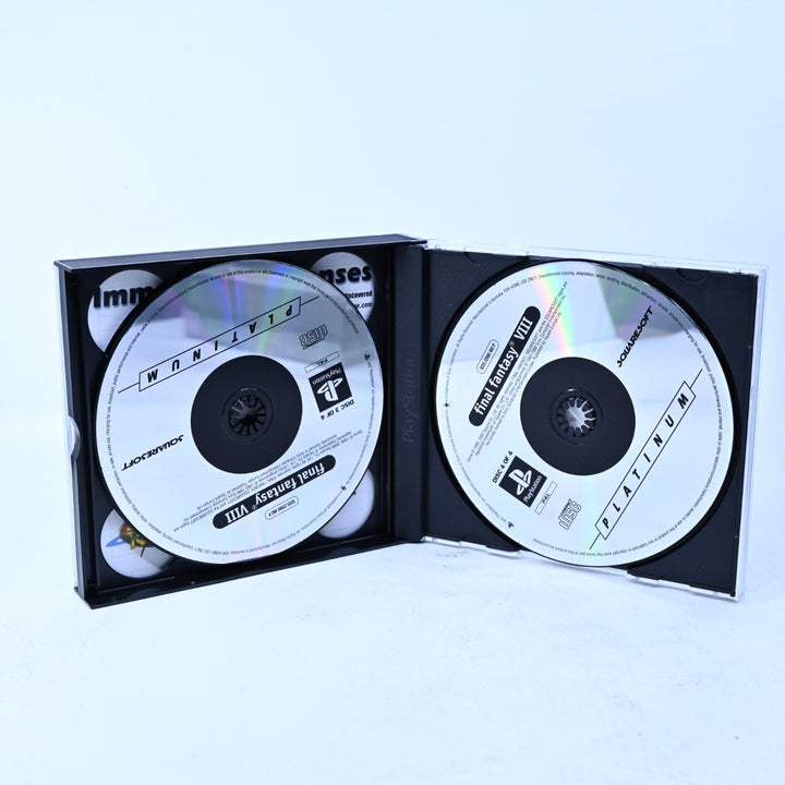 Final Fantasy VIII - Sony Playstation 1 / PS1 Game + Manual - PAL - MINT DISC!