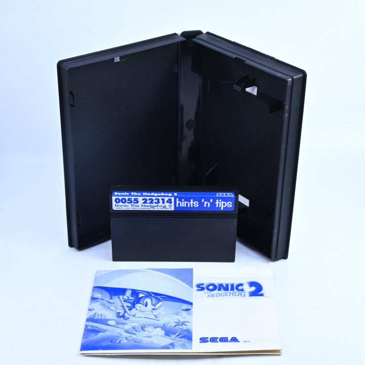 Sonic The Hedgehog 2 - Sega Master System Game + Manual - PAL - FREE POST!