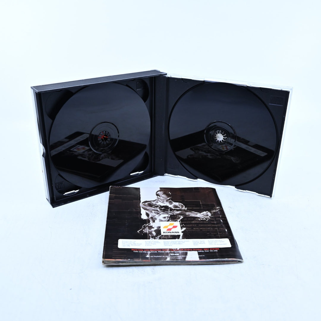 Metal Gear Solid - Sony Playstation 1 / PS1 Game + Manual - PAL - MINT DISC!