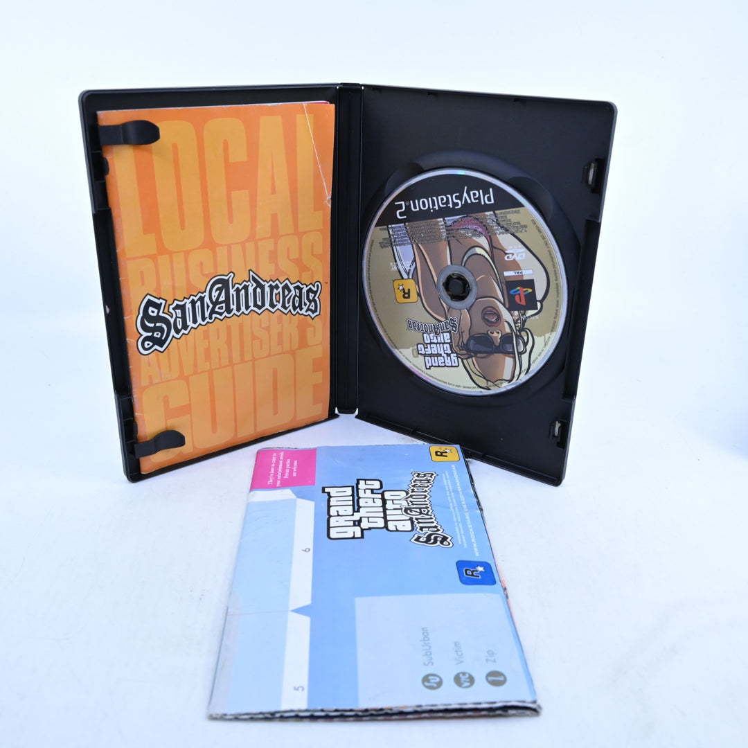 Grand Theft Auto: San Andreas - Sony Playstation 2 / PS2 Game + Manual - PAL