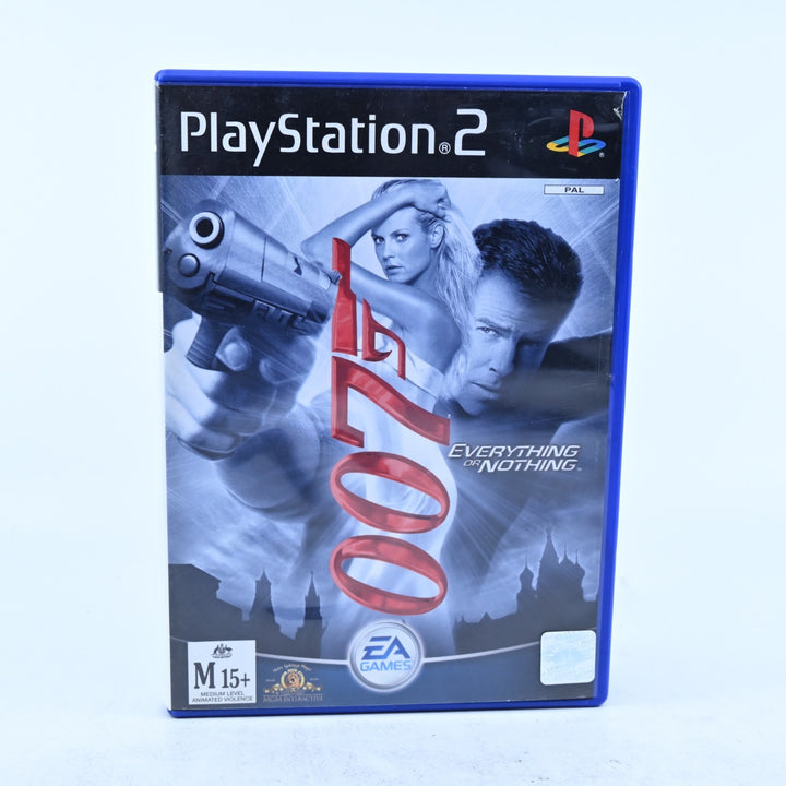 James Bond 007: Everything or Nothing - Sony Playstation 2 / PS2 Game + Manual