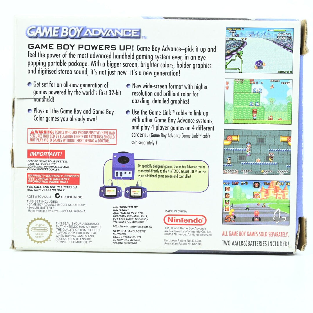 Gameboy Advance: Glacier - Nintendo Gameboy Advance / GBA Boxed Console - PAL!