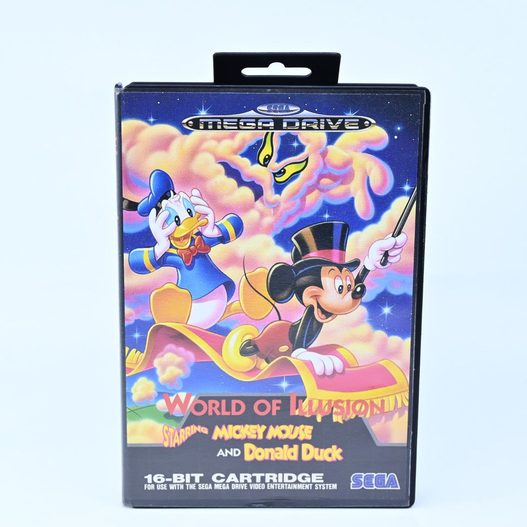 World of Illusion - Sega Mega Drive Game - No Manual - PAL - FREE POST!