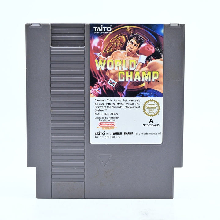 World Champ - Nintendo Entertainment System / NES Game - PAL - FREE POST!