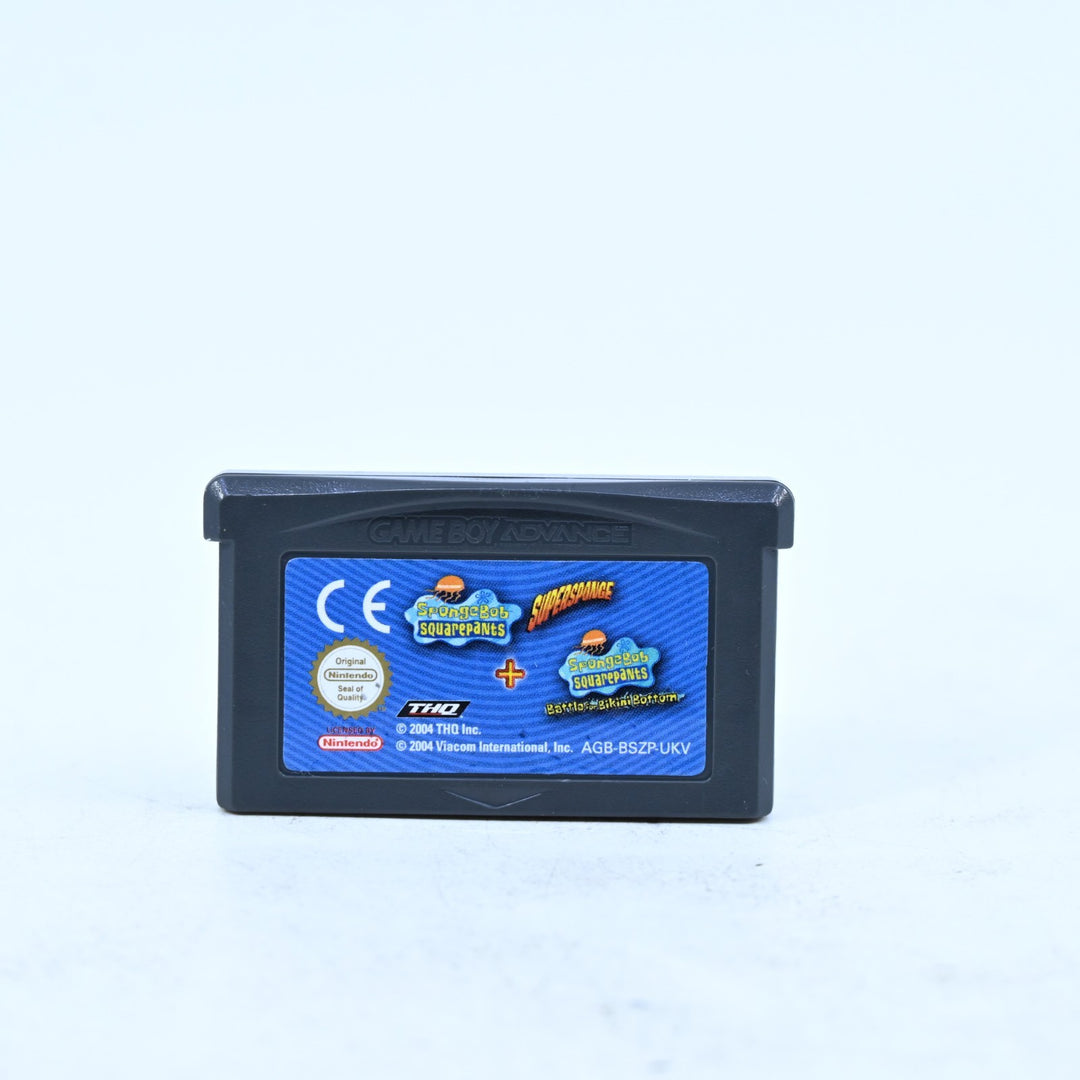 SpongeBob Squarepants SuperSponge + Battle For Bikini Bottom - GBA Game - PAL
