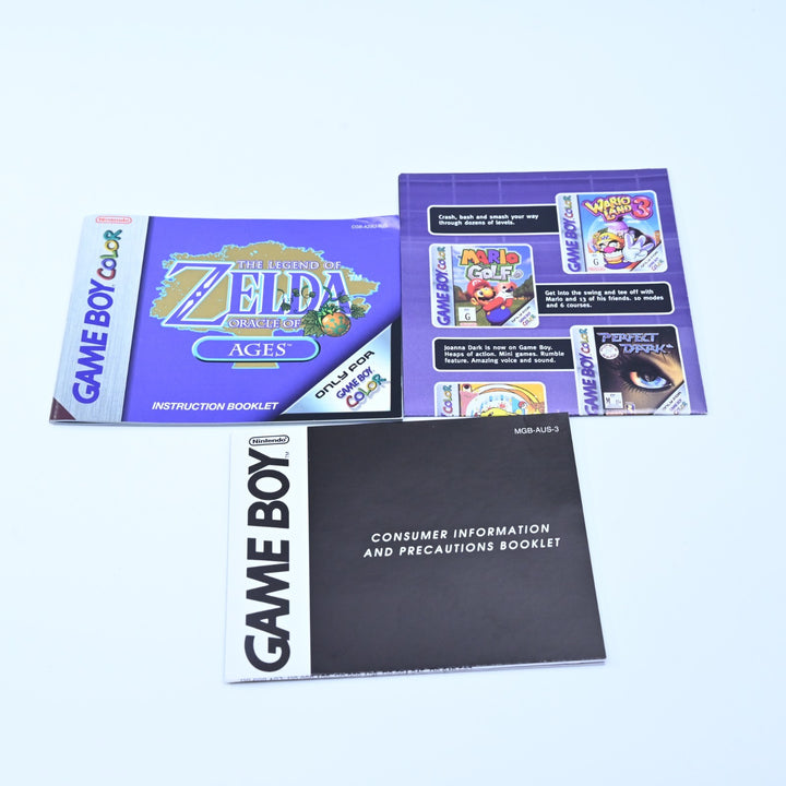 The Legend of Zelda: Oracle of Ages - Nintendo Gameboy Color Boxed Game
