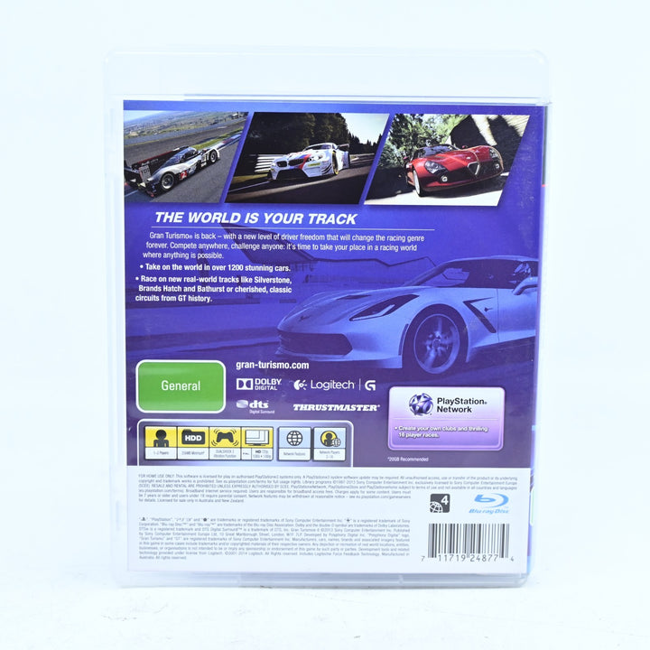 Gran Turismo 6 - Sony Playstation 3 / PS3 Game - FREE POST!