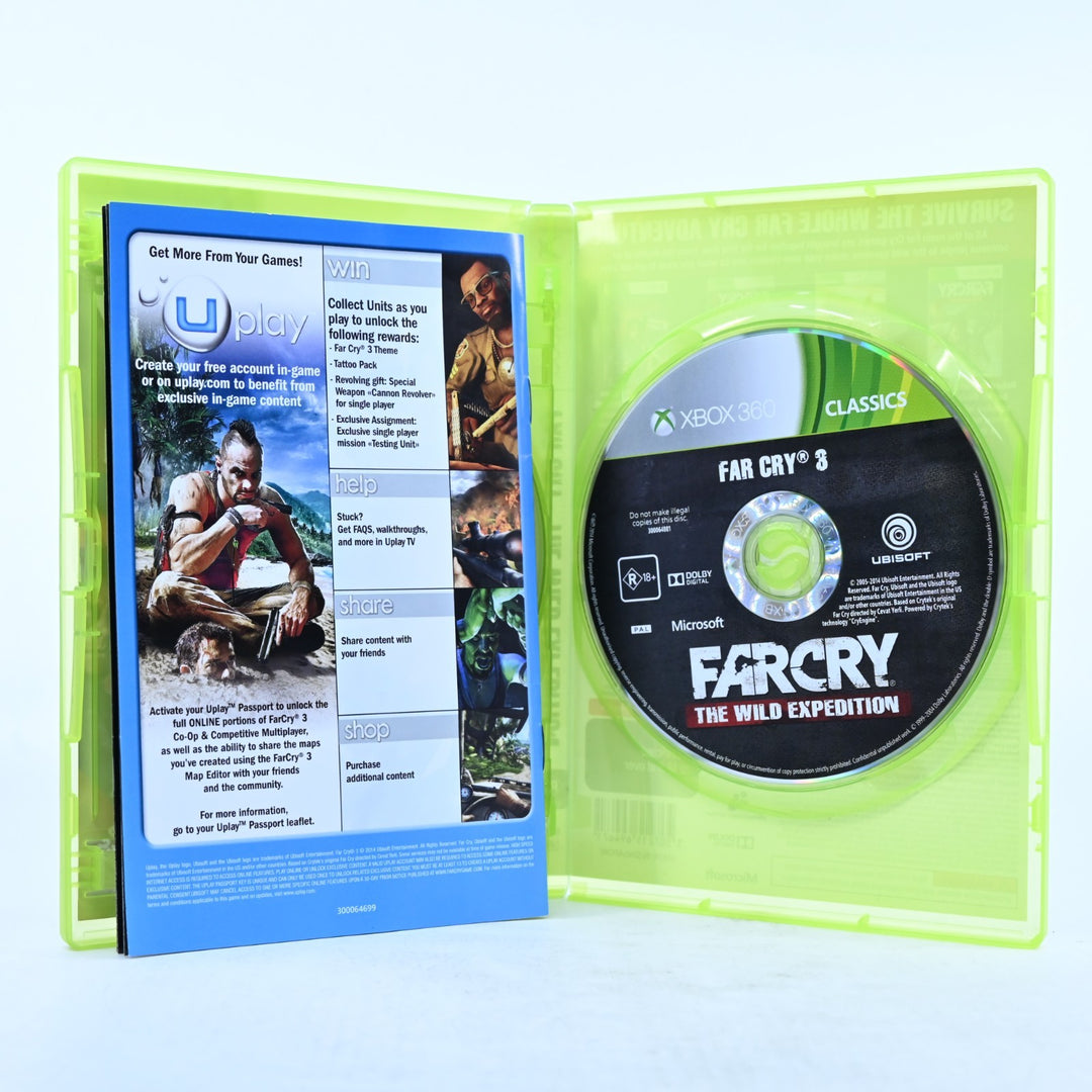 Far Cry The Wild Expedition - Xbox 360 Game + Manual - PAL - MINT DISC!