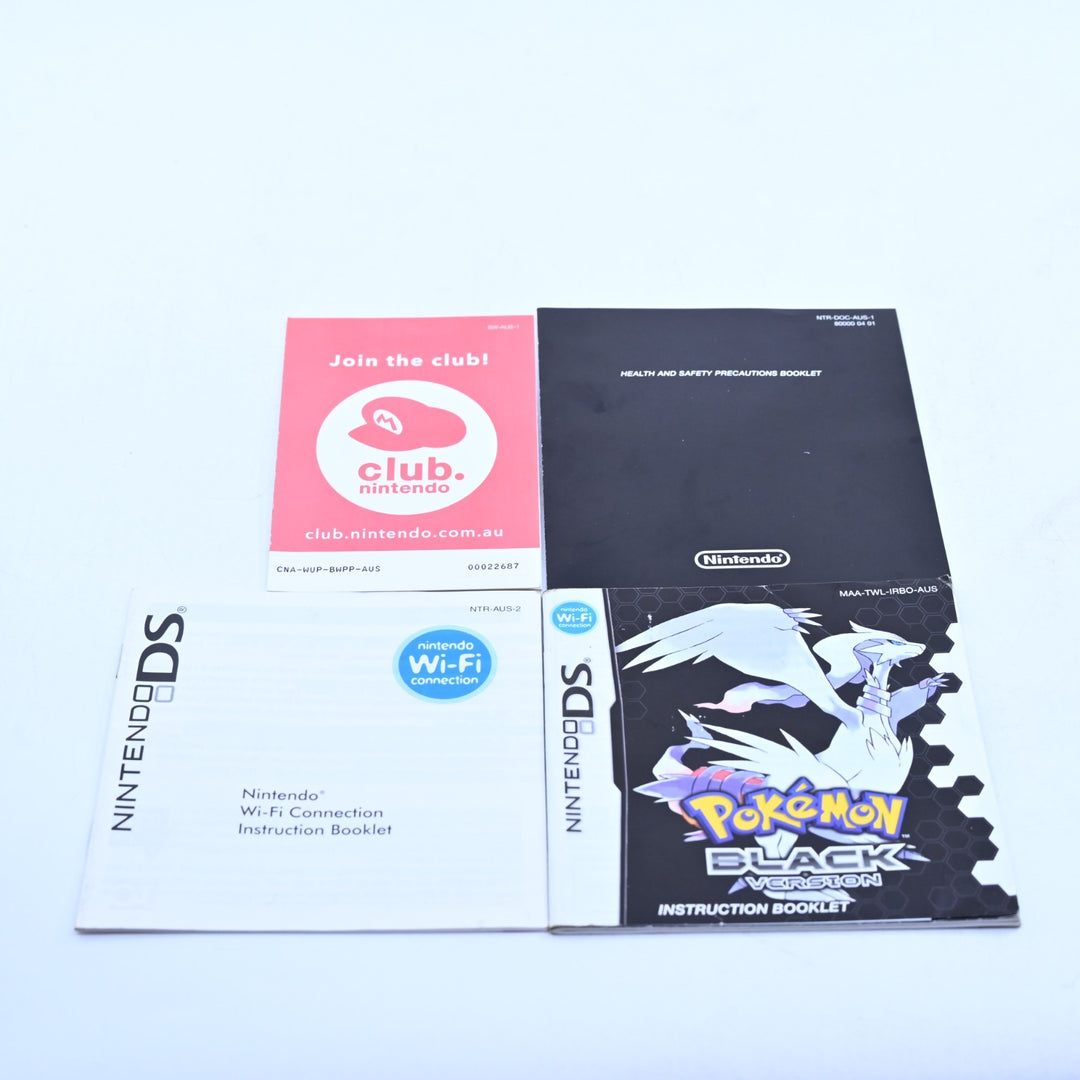 Pokemon Black Version - Nintendo DS Game - AUS PAL + Manual - FREE POST!