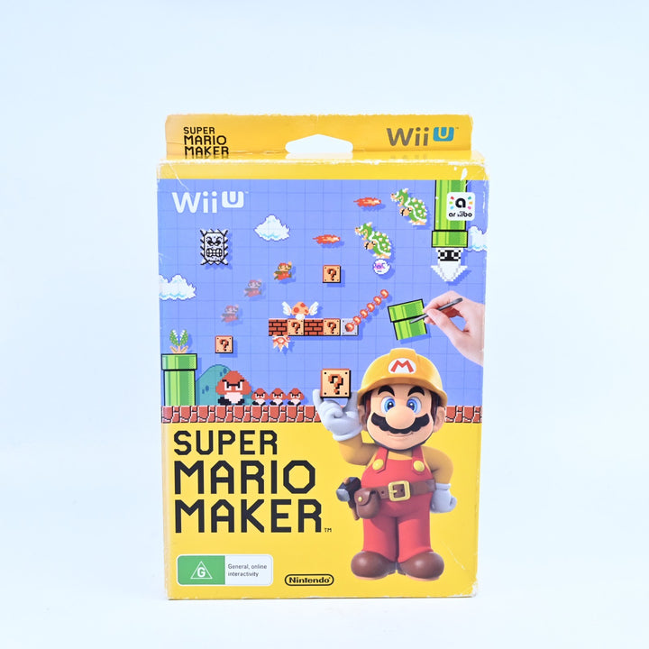 Super Mario Maker - Nintendo Wii U Game + Artbook - PAL - FREE POST!