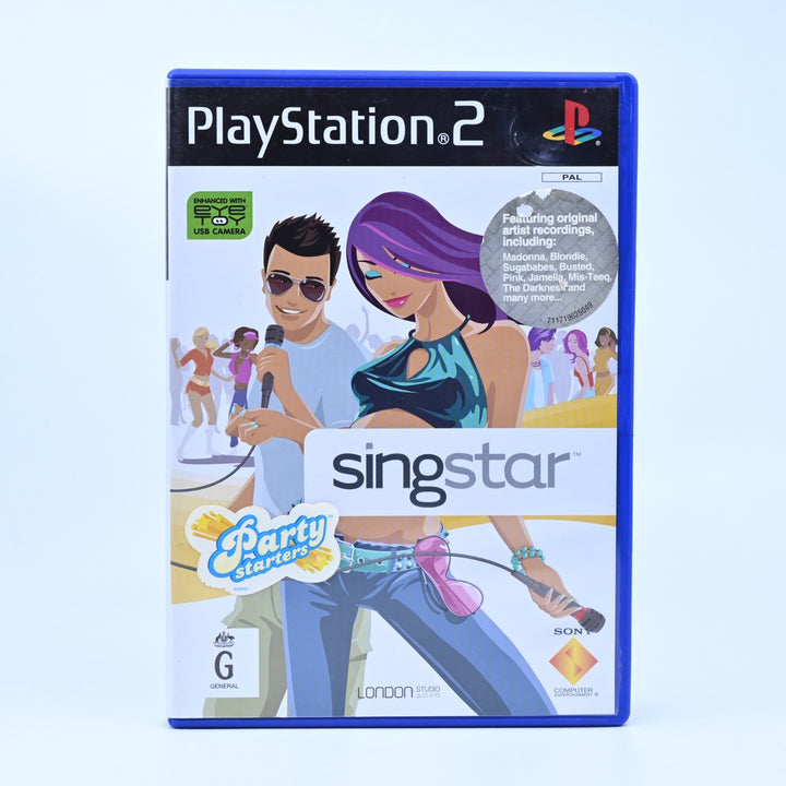 SingStar - Sony Playstation 2 / PS2 Game + Manual - PAL - MINT DISC!