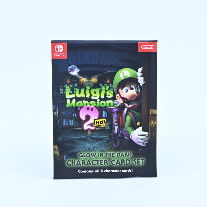 Luigi's Mansion 2 HD Glow in the Dark Character Card Set - Nintendo Misc