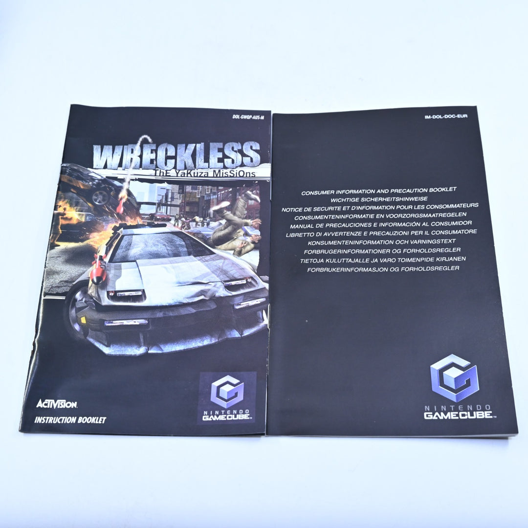 Wreckless: The Yakuza Missions - Nintendo Gamecube Game + Manual - PAL