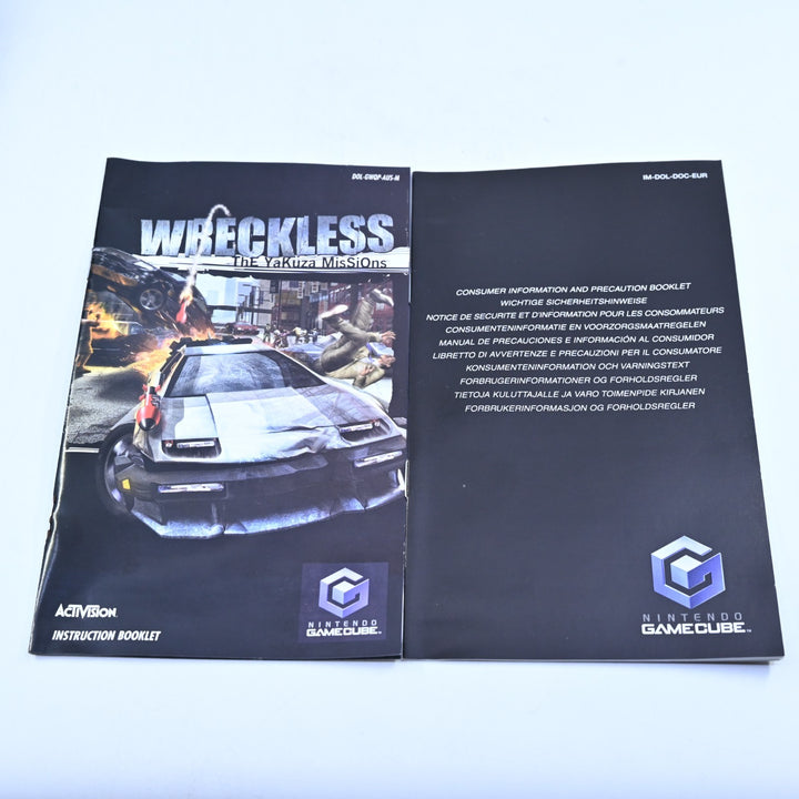 Wreckless: The Yakuza Missions - Nintendo Gamecube Game + Manual - PAL