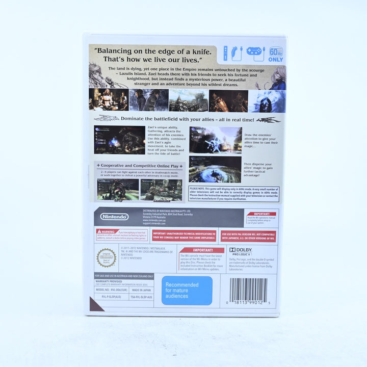 The Last Story - Nintendo Wii Game + Manual - PAL - MINT DISC!