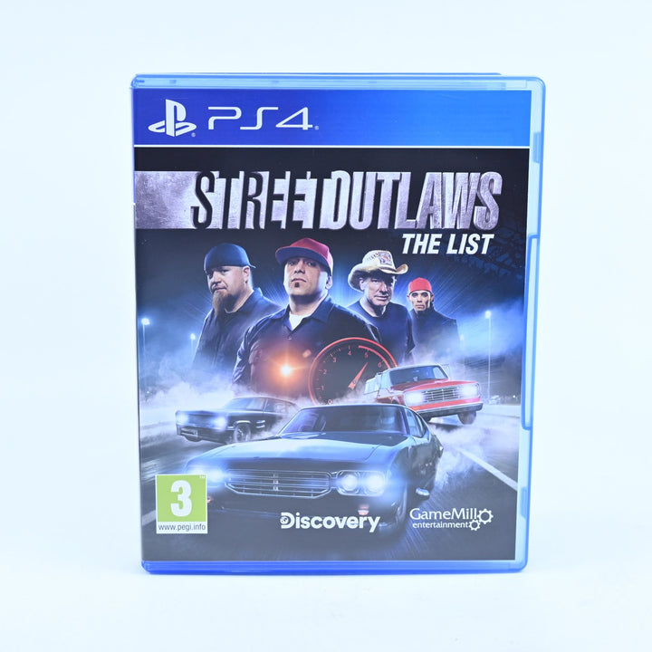 Street Outlaws: The List  - Sony Playstation 4 / PS4 Game - MINT DISC!