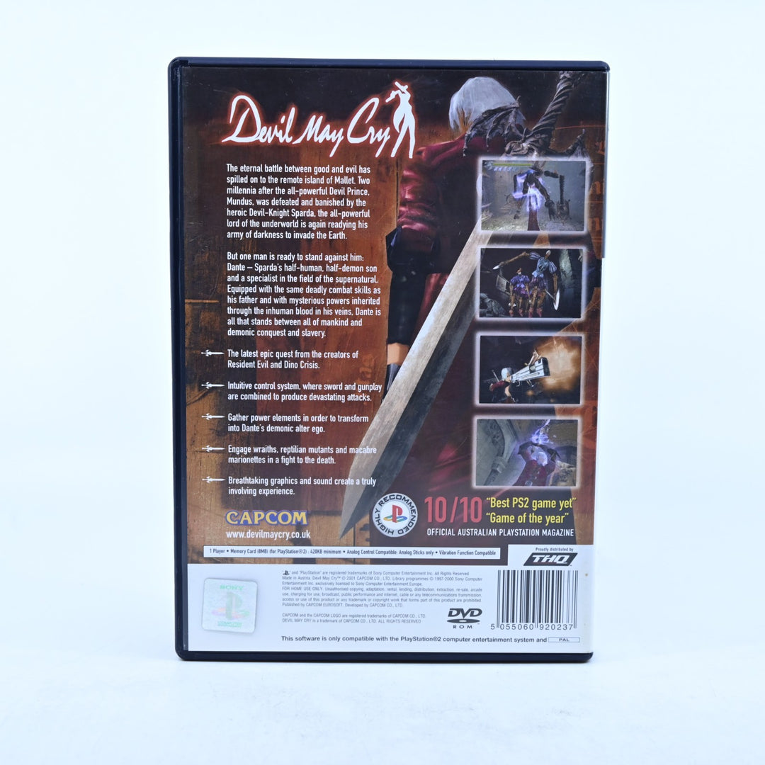 Devil May Cry - Sony Playstation 2 / PS2 Game + Manual - PAL - MINT DISC!