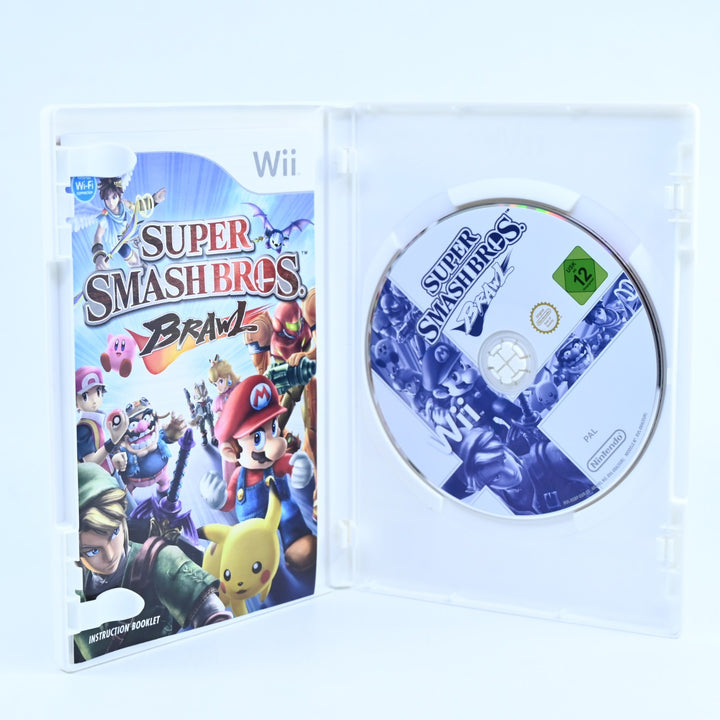 Super Smash Bros. Brawl - Nintendo Wii Game + Manual - PAL - MINT DISC!
