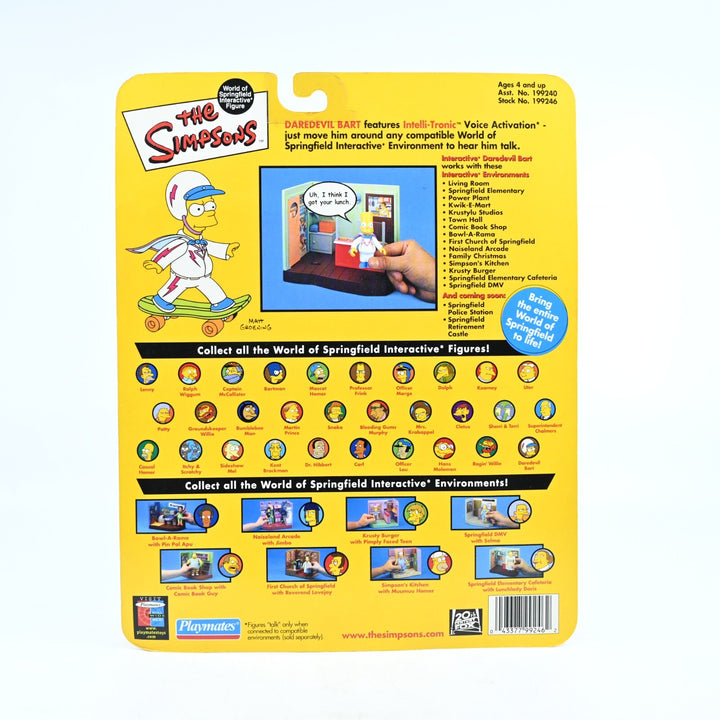Daredevil Bart - Simpsons Intelli-Tronic Voice Activation Toy - Playmates