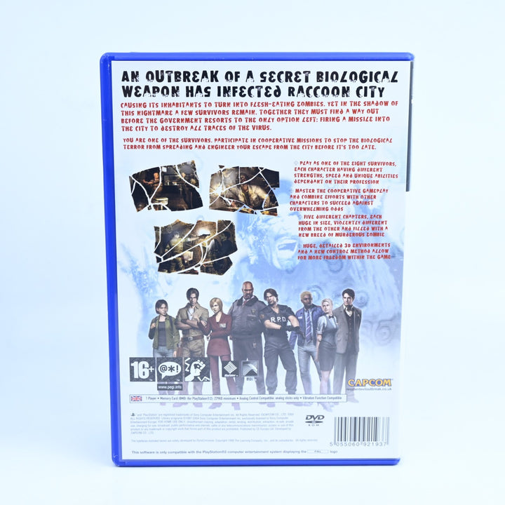 Resident Evil Outbreak - Sony Playstation 2 / PS2 Game + Manual - PAL
