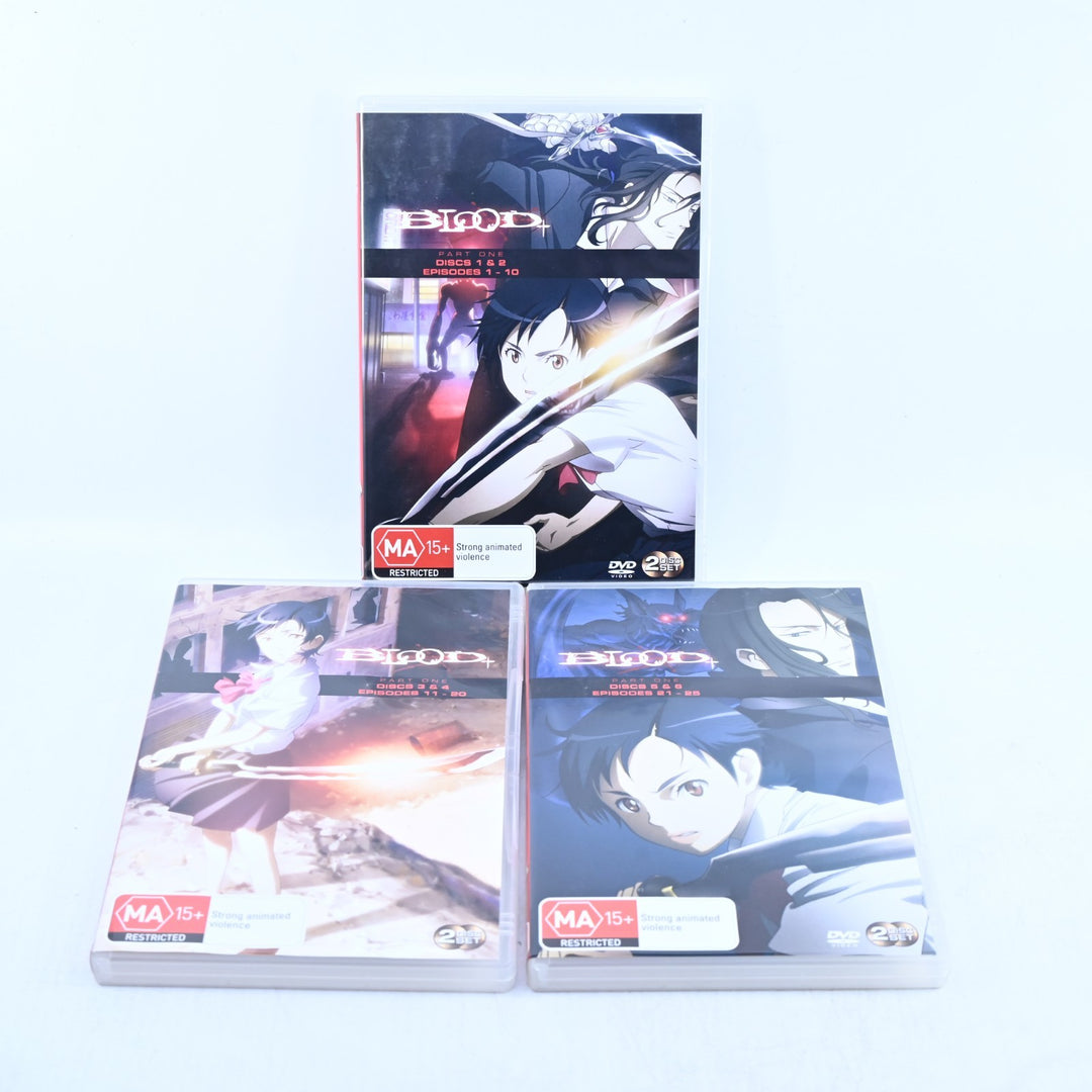 Blood+ - Part 1 - 6 Disc Collection  - Region 4 - Anime DVD - Blood Plus