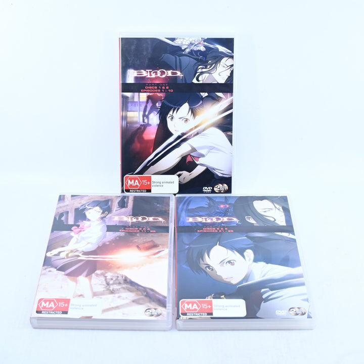 Blood+ - Part 1 - 6 Disc Collection  - Region 4 - Anime DVD - Blood Plus