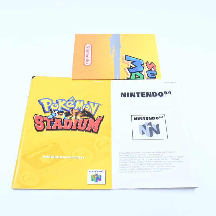 Pokemon Stadium - WITH N64 TRANSFER PAK - N64 / Nintendo 64 Boxed Game - PAL