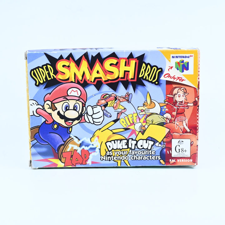 Super Smash Bros. - N64 / Nintendo 64 Boxed Game - PAL - FREE POST!