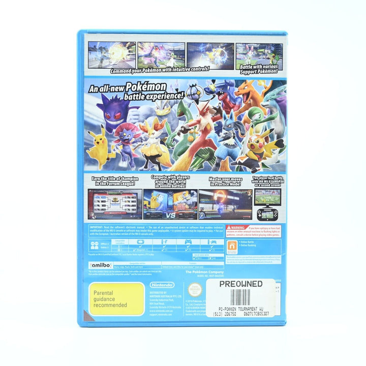 Pokken Tournament - Nintendo Wii U Game - PAL - FREE POST!
