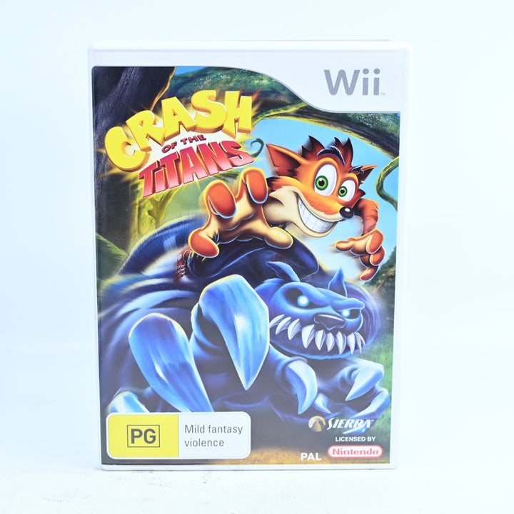 Crash of the Titans - Nintendo Wii Game + Manual - PAL - MINT DISC!