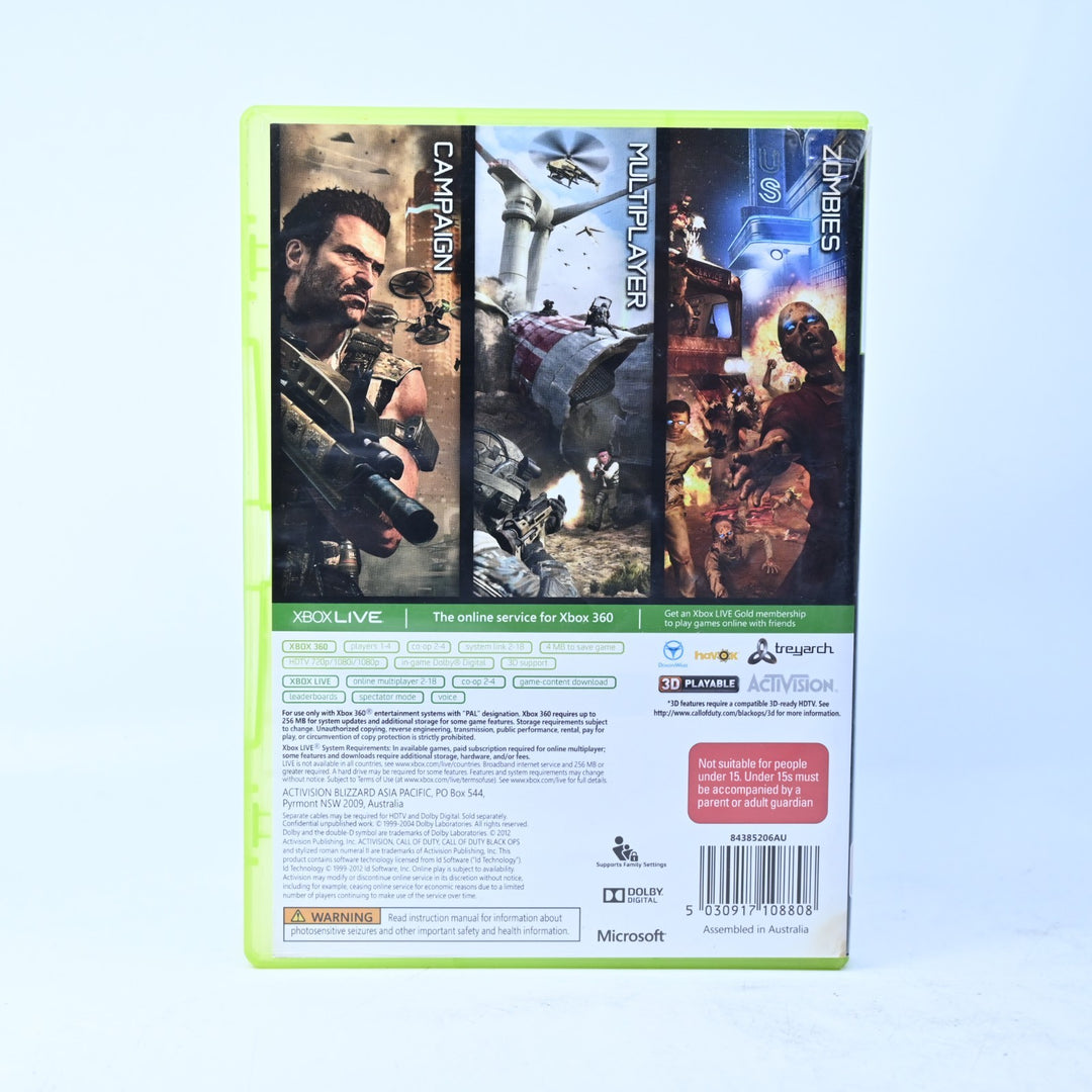 Call of Duty: Black Ops II - Xbox 360 Game - No Manual - PAL - MINT DISC!