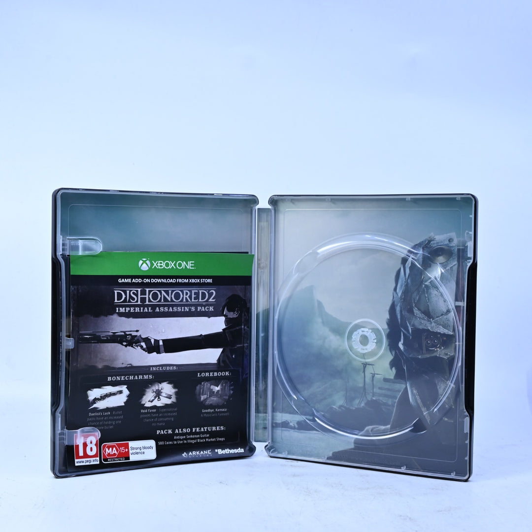 Dishonored 2 Steelbook - NO GAME - PS4 Accessory - FREE POST!