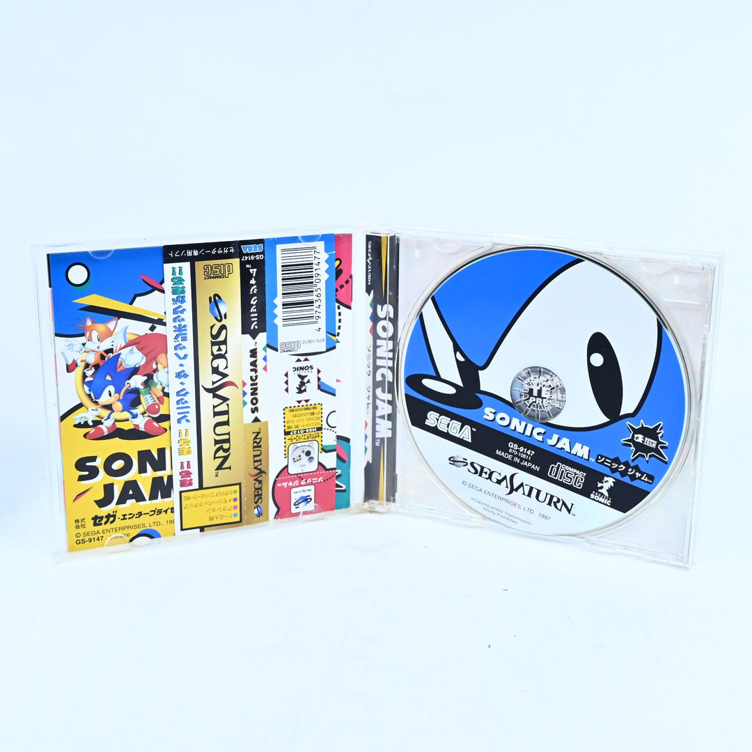 Sonic Jam - Sega Saturn Game + Manual - NTSC-J - MINT DISC!