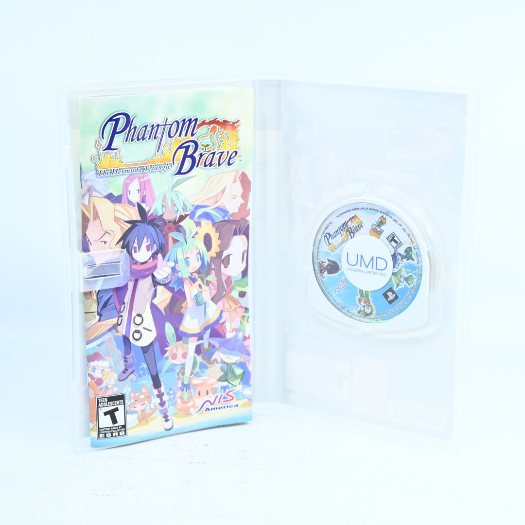 Phantom Brave: Heroes of the Hermuda Triangle - Sony PSP Game + Manual