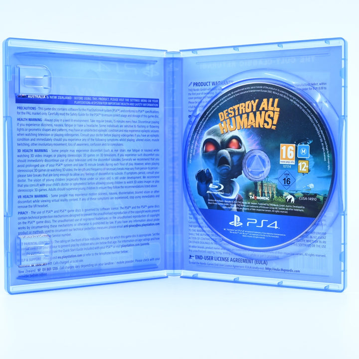 Destroy all Humans! - Sony Playstation 4 / PS4 Game - FREE POST!