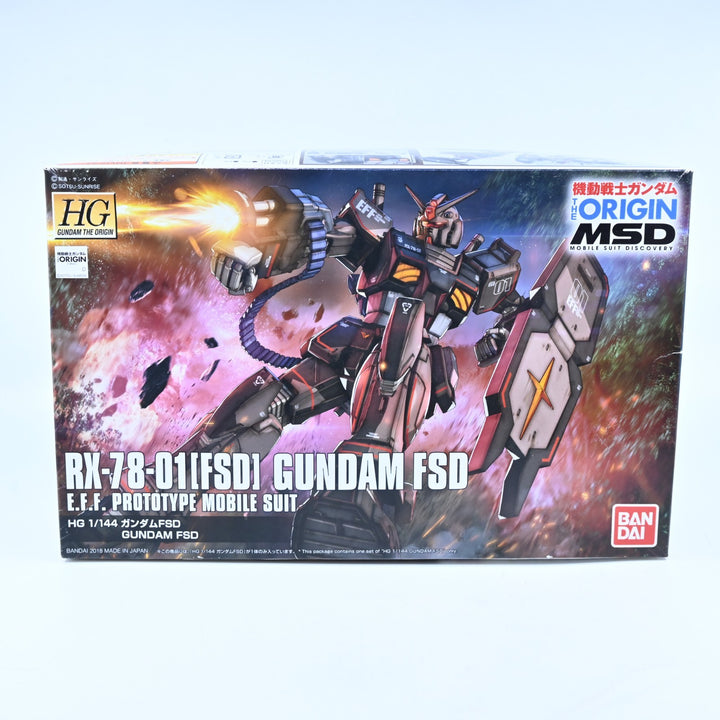 SEALED CONTENTS - Gundam RX-78-01[FSD] - HG 1/144 - Gundam THE ORIGIN MSD Toy
