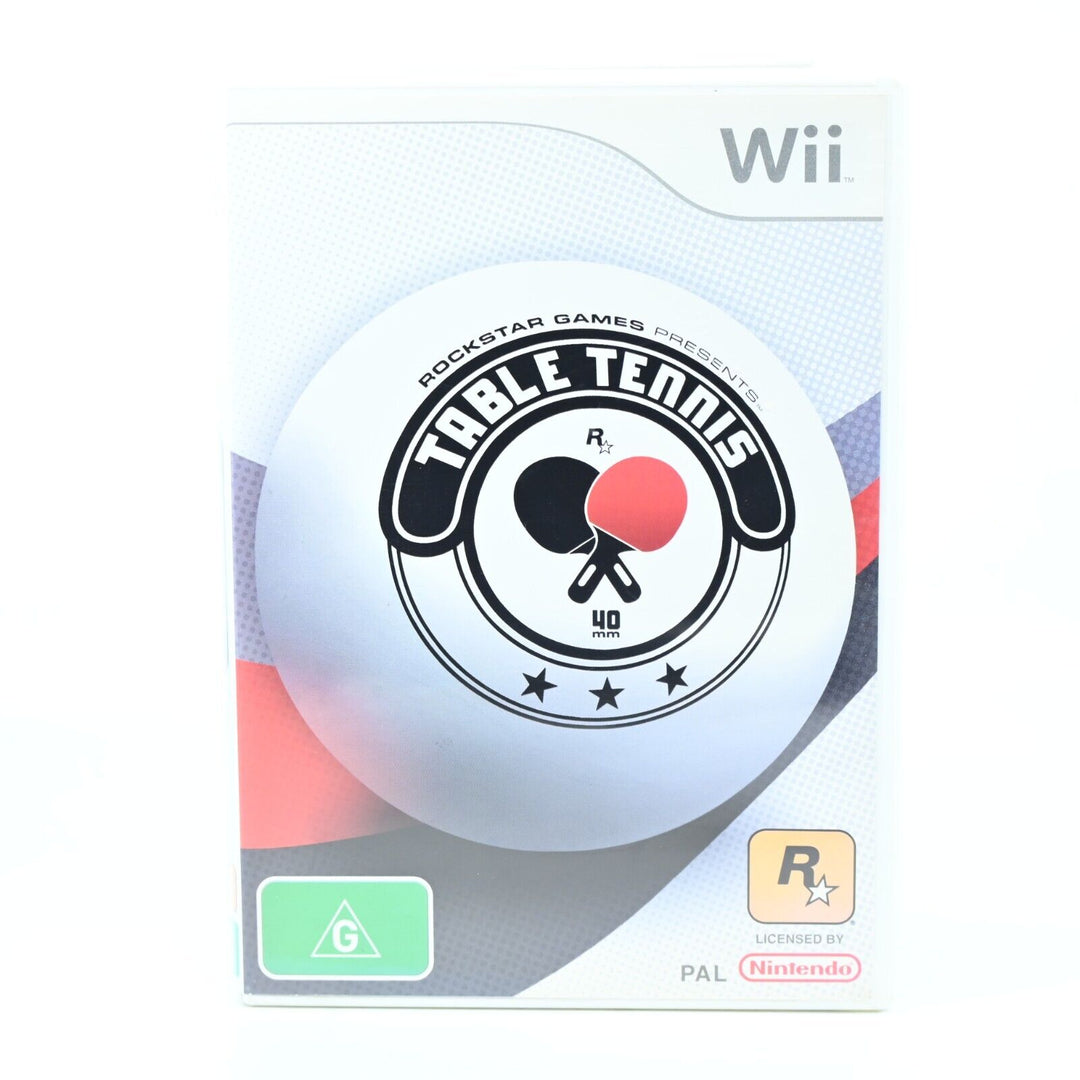 Rockstar Games Presents: Table Tennis - Nintendo Wii Game + Manual - PAL