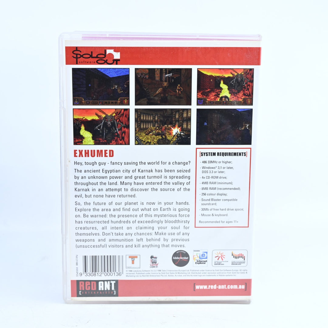 Exhumed - Red Ant Enterprises - Big Bytes - PC Game