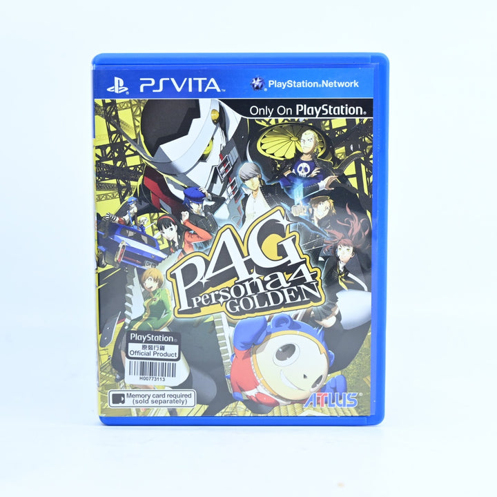 Persona 4 Golden - Sony PS Vita Game - English Playable Region Free - FREE POST!