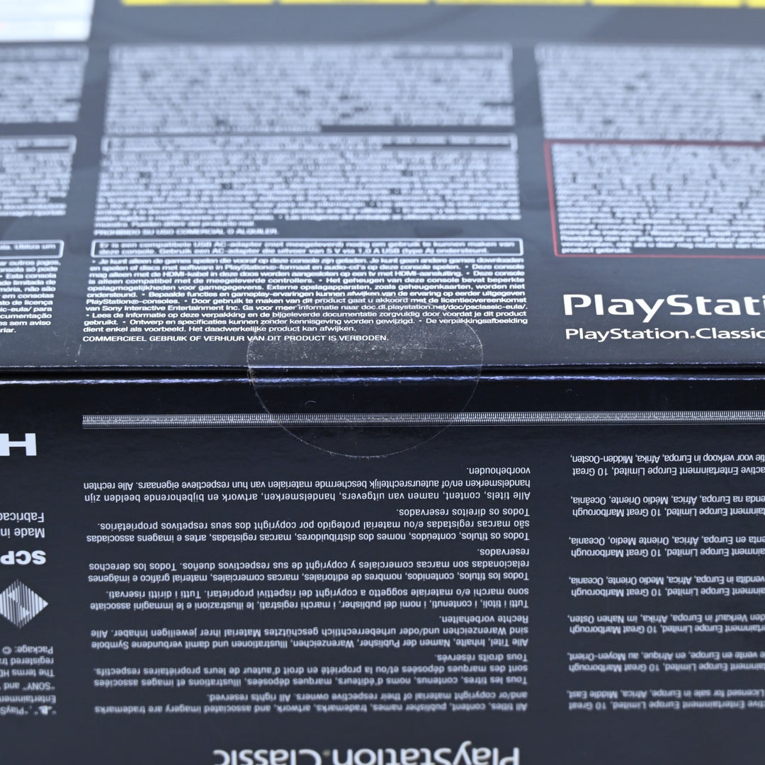 SEALED! Playstation 1 Classic Mini - Sony Playstation 1/ PS1 Boxed Console - PAL